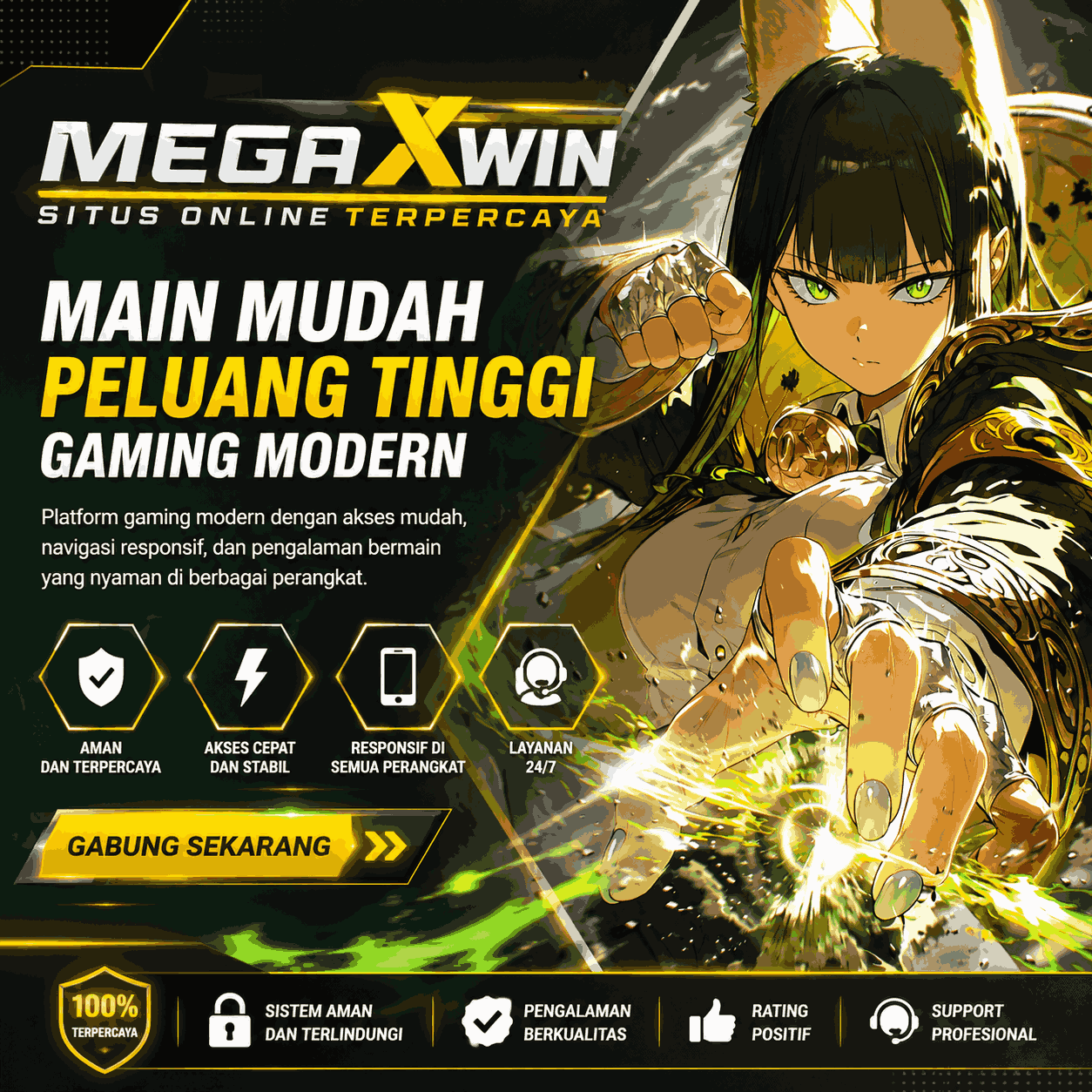 MEGAXWIN | Main Mudah, Peluang Tinggi, Gaming Modern